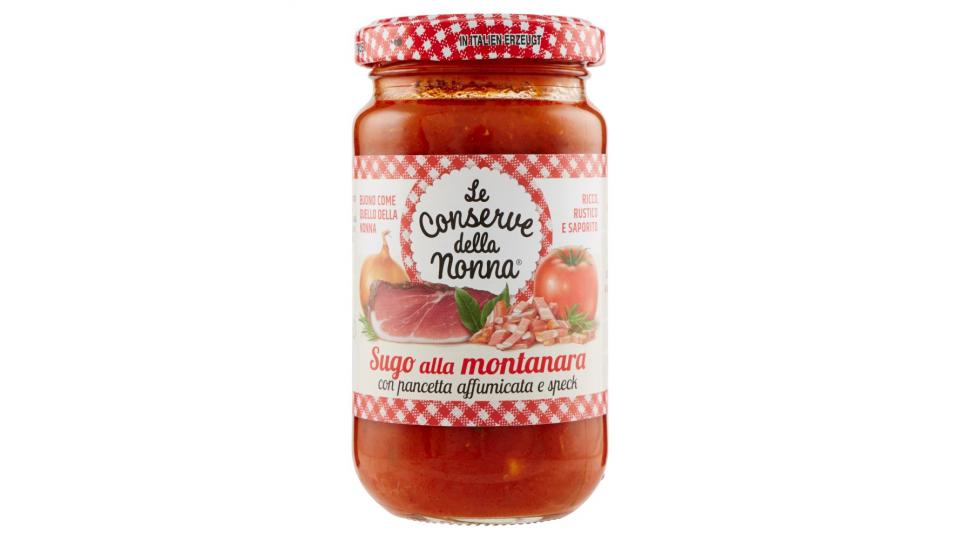 Le conserve della nonna la Montanara con pancetta affumicata e speck