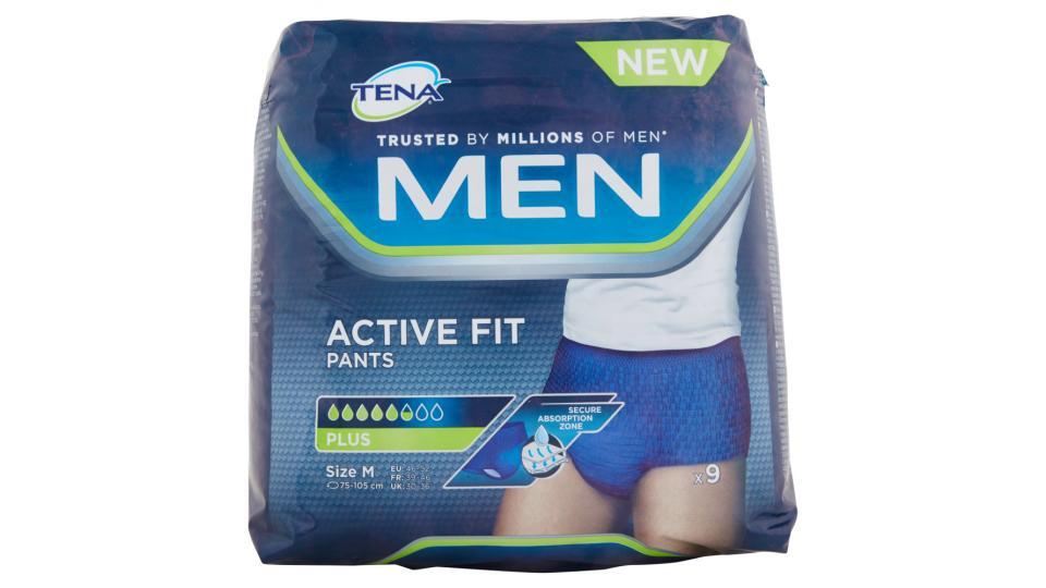 Tena Men Active Fit Pants Plus Size M