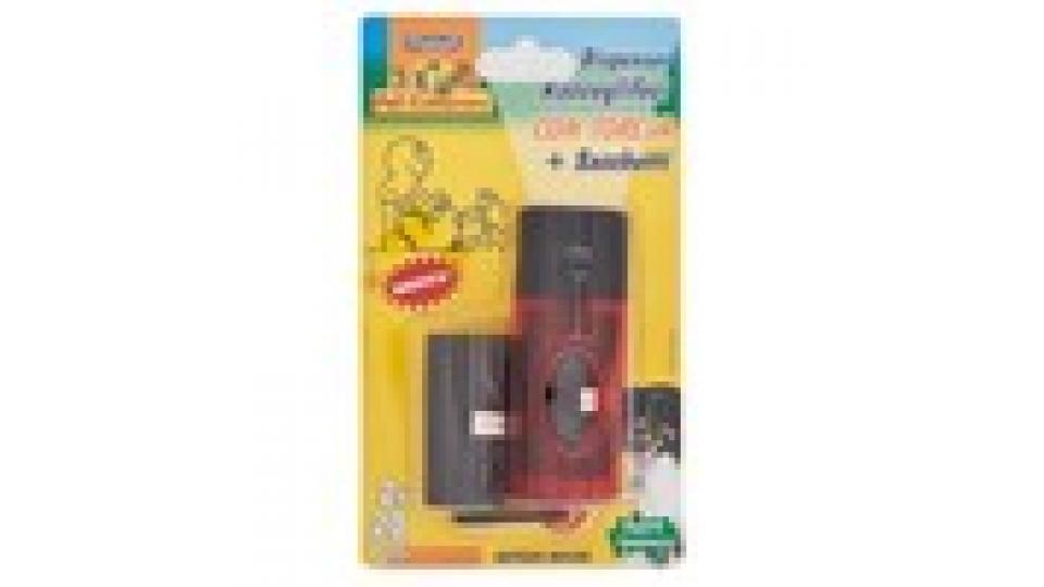 Pet Company Dispenser Raccoglifeci con Torcia + Sacchetti