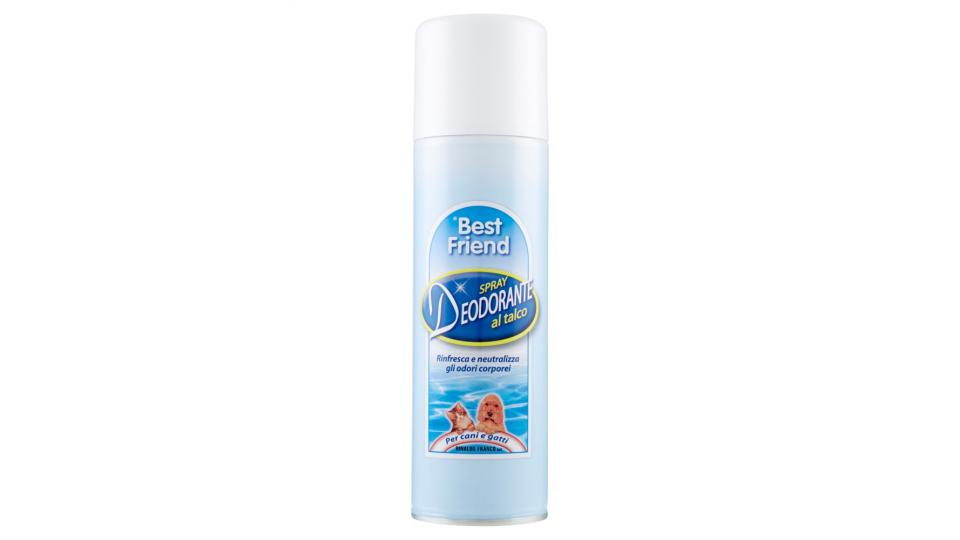 Best Friend Spray Deodorante al talco Per cani e gatti
