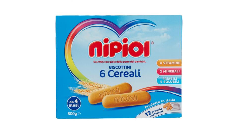 Nipiol Biscottini 6 Cereali