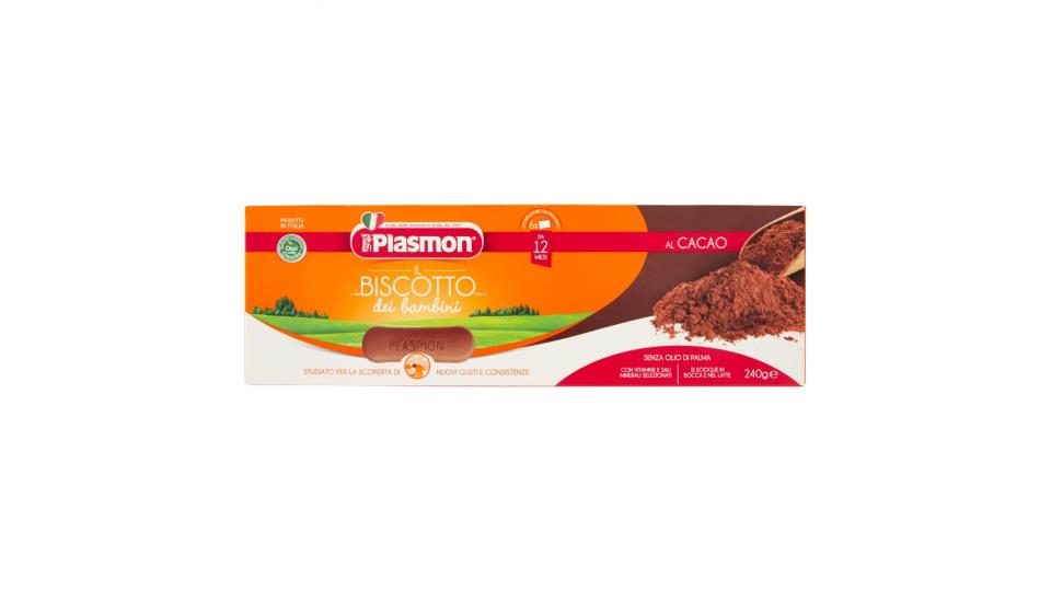 Plasmon il Biscotto dei bambini al Cacao