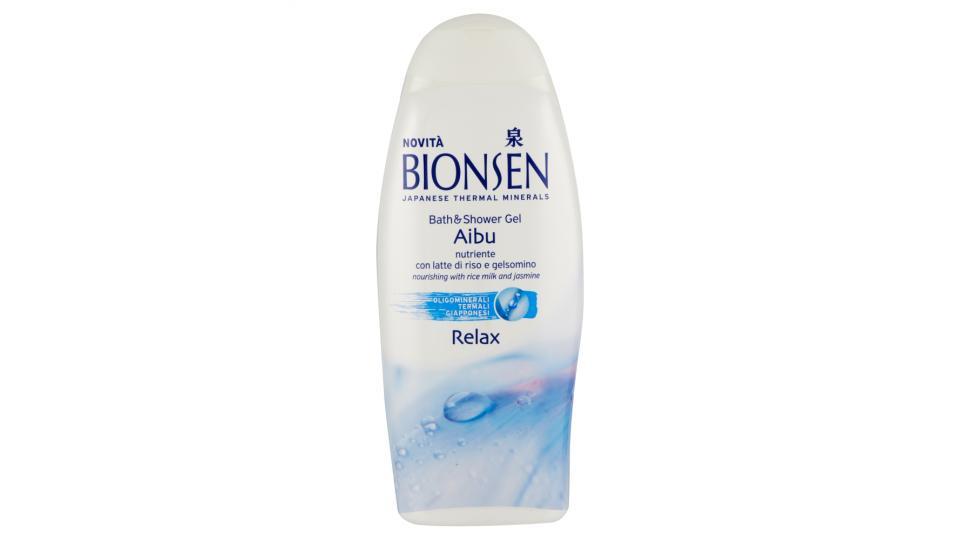 Bionsen Bath&Shower Gel Aibu Relax nutriente con latte di riso e gelsomino