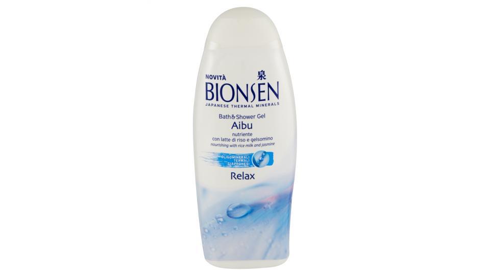 Bionsen Bath&Shower Gel Aibu Relax nutriente con latte di riso e gelsomino