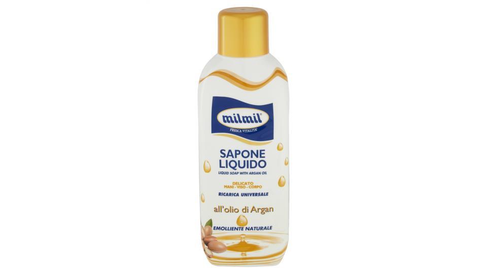 milmil Sapone Liquido Ricarica Universale all'olio di Argan