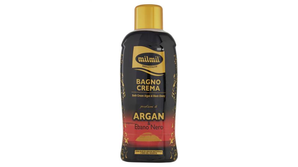 milmil Bagno Crema profumo di Argan & Ebano Nero