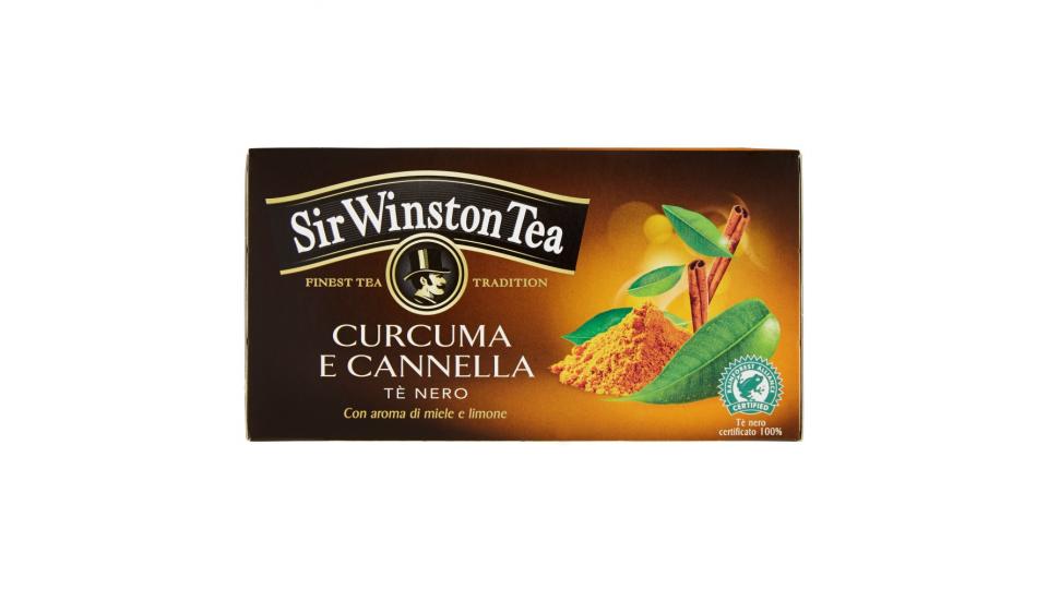 Sir Winston Tea Curcuma e Cannella Tè Nero