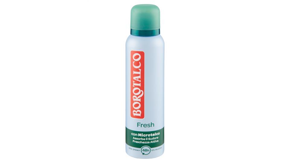 Borotalco Fresh Deo Spray 0% Alcool