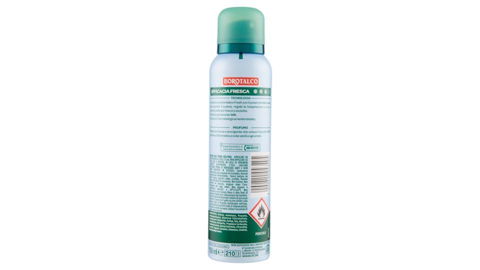 Borotalco Fresh Deo Spray 0% Alcool