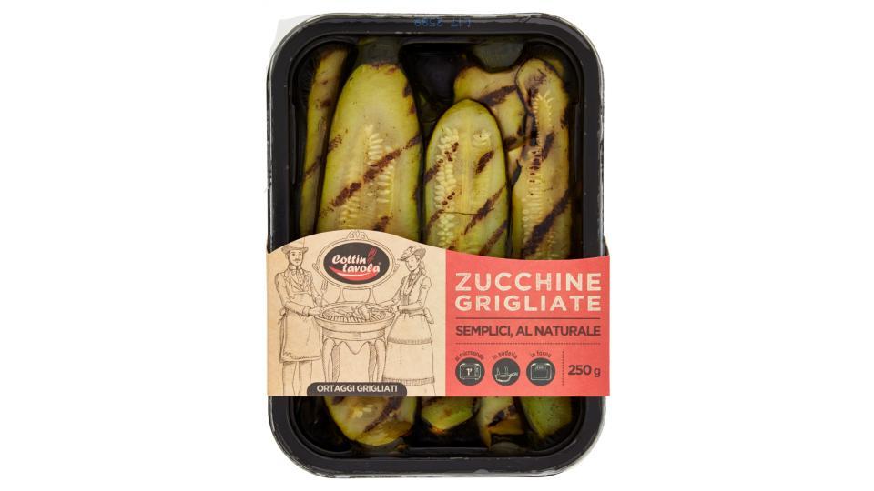 Cottin tavola Ortaggi grigliati Zucchine Grigliate