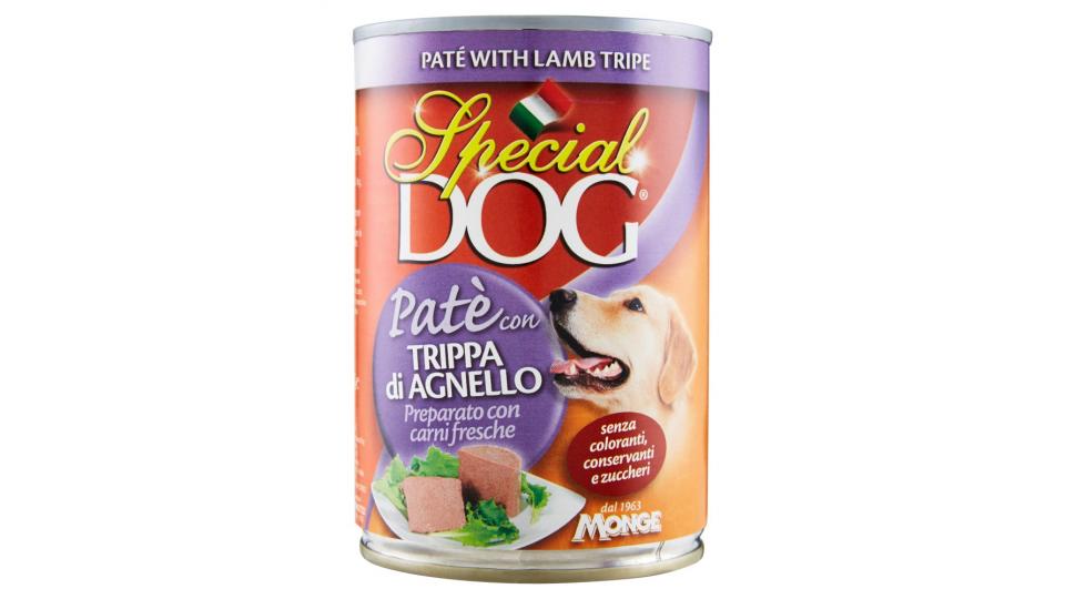 Special Dog Patè con trippa di agnello