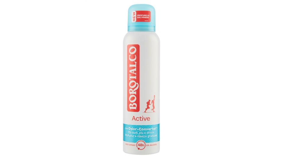 Borotalco Active Profumo di Sali Marini Deo Spray 0% Alcool