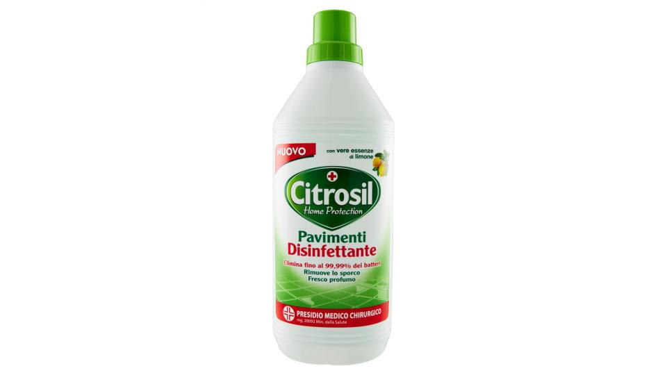 Citrosil Home Protection Pavimenti Disinfettante con vere essenze di limone