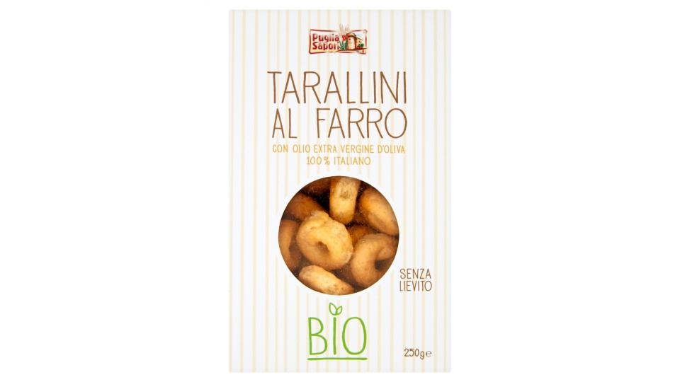Puglia sapori Tarallini al farro bio