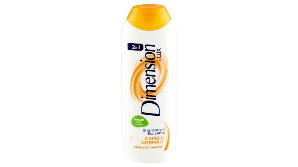 Dimension by Lux Shampoo & Balsamo 2in1 Capelli Normali Effetto Brillantezza