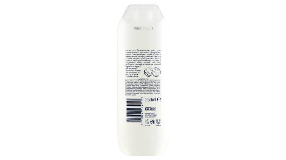 Dimension by Lux Shampoo Tutti i Tipi di Capelli Effetto Nutriente