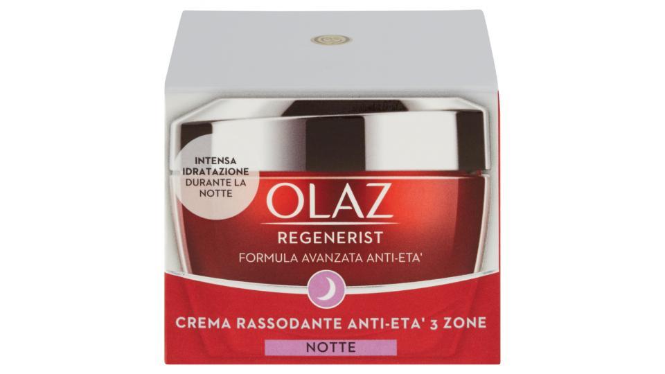 Olaz Regenerist Crema Intensiva Notte Anti-Età 3 Zone