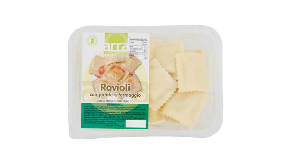 arra Ravioli con patate e formaggio