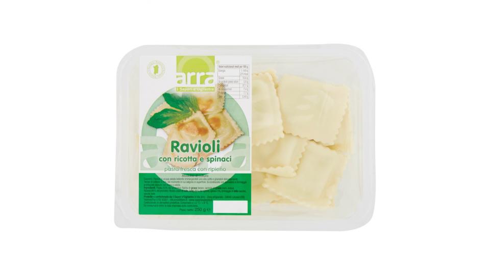 arra Ravioli con ricotta e spinaci