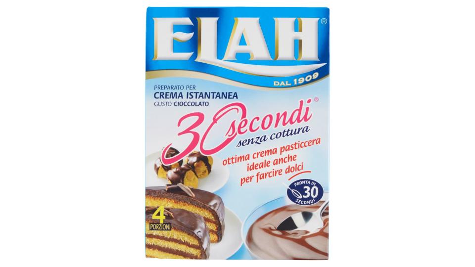 Elah Preparato per Crema Istantanea Gusto Cioccolato 30 secondi