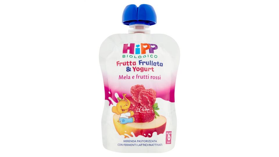 HiPP Biologico Frutta Frullata & Yogurt Mela e frutti rossi