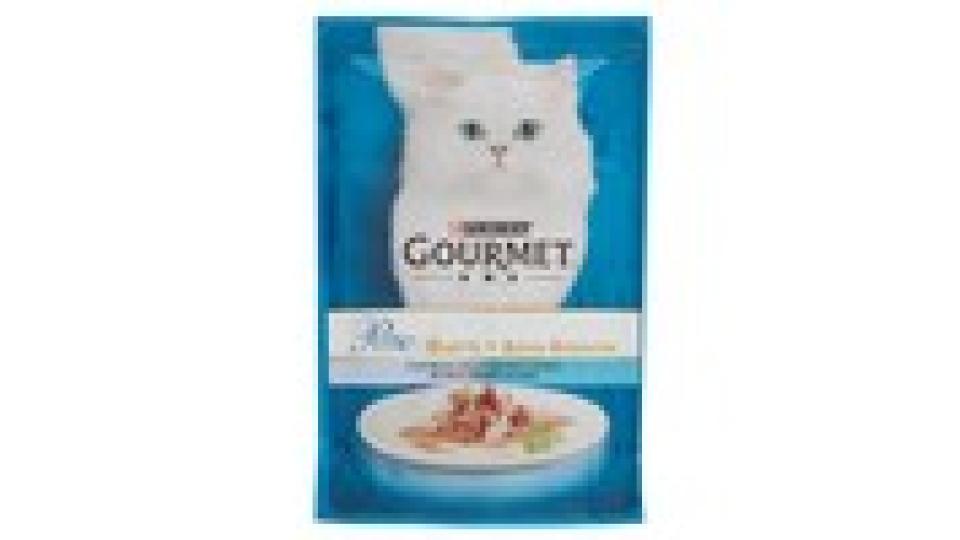 PURINA GOURMET Perle Gatto Duetti di mare con pesce dell'oceano e tonno busta