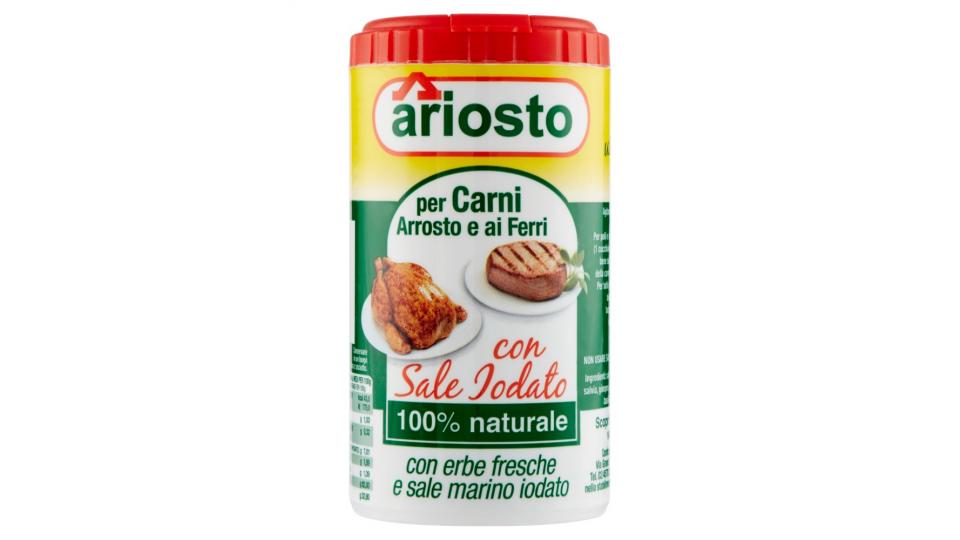 Ariosto Per carni arrosto e ai ferri con sale iodato