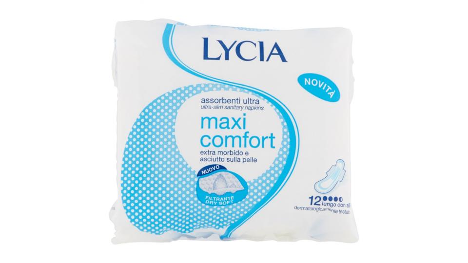 Lycia Assorbenti ultrasottili maxi comfort lungo con ali