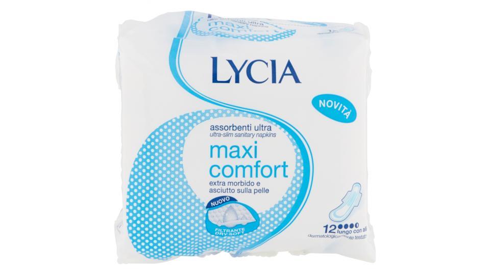 Lycia Assorbenti ultrasottili maxi comfort lungo con ali