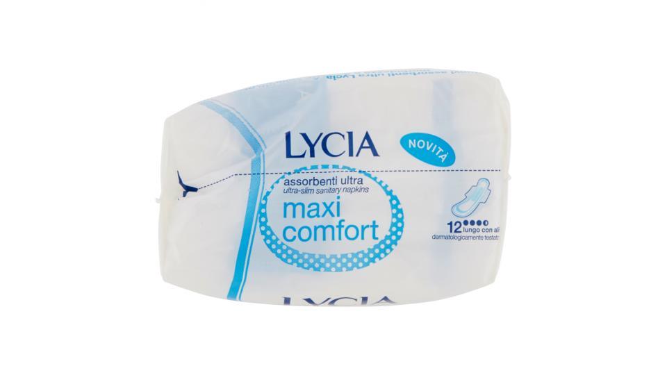 Lycia Assorbenti ultrasottili maxi comfort lungo con ali