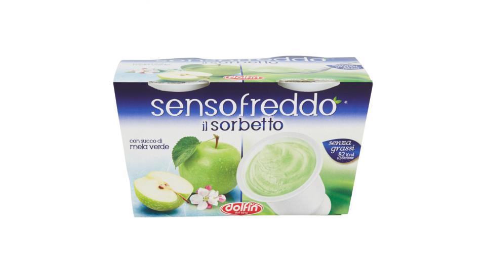 Dolfin Sensofreddo il sorbetto con succo di mela verde