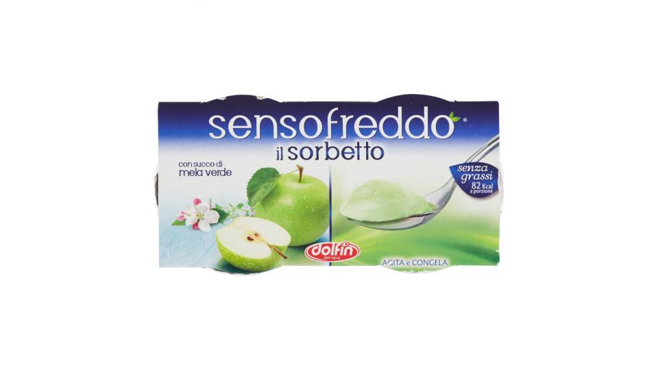 Dolfin Sensofreddo il sorbetto con succo di mela verde