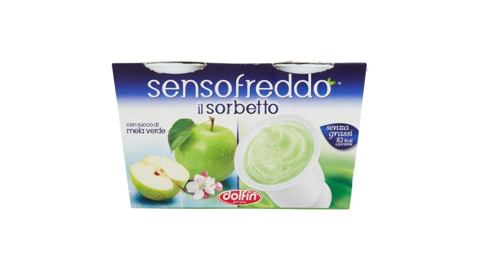 Dolfin Sensofreddo il sorbetto con succo di mela verde