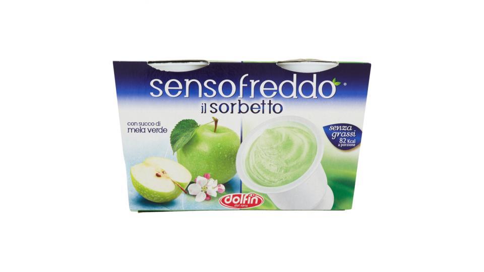 Dolfin Sensofreddo il sorbetto con succo di mela verde