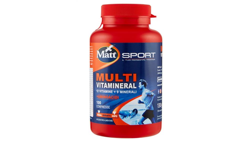 Matt Sport Multi Vitamineral 100 Compresse