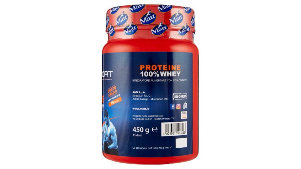 Matt Sport Proteine 100% Whey 15 dosi