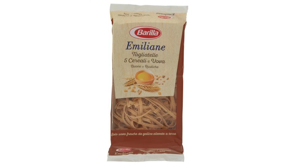 Barilla Emiliane Tagliatelle 5 Cereali e Uova Buone e Rustiche