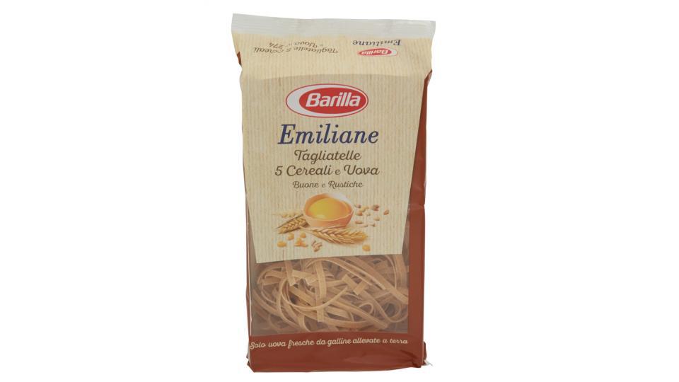 Barilla Emiliane Tagliatelle 5 Cereali e Uova Buone e Rustiche