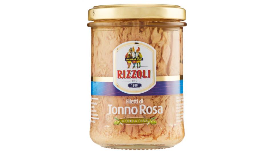 Rizzoli Filetti di Tonno Rosa in Olio di Oliva