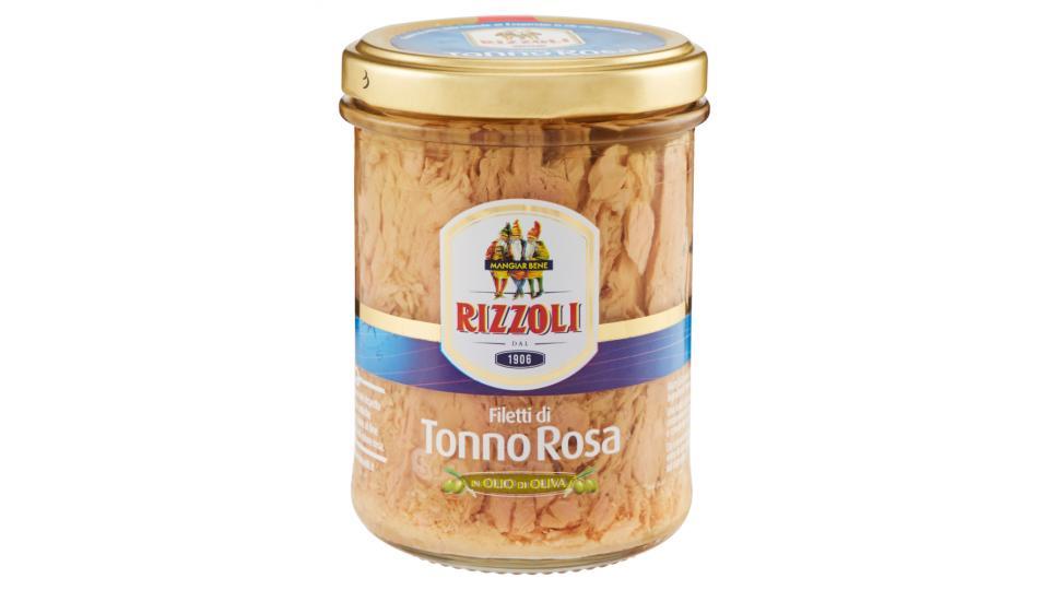 Rizzoli Filetti di Tonno Rosa in Olio di Oliva