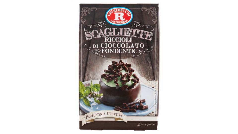 F.lli Rebecchi Valtrebbia Pasticceria Creativa Scagliette Riccioli di cioccolato fondente