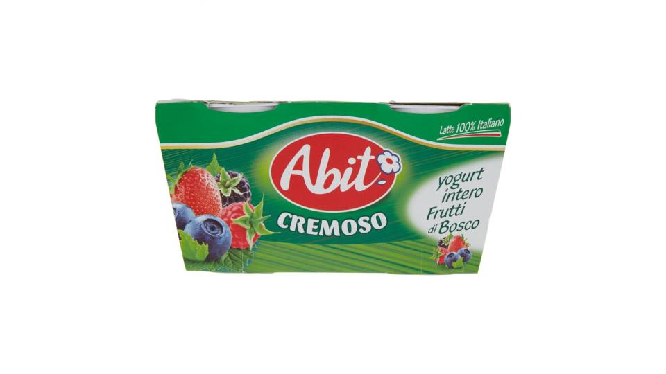 Abit Cremoso yogurt intero Frutti di Bosco