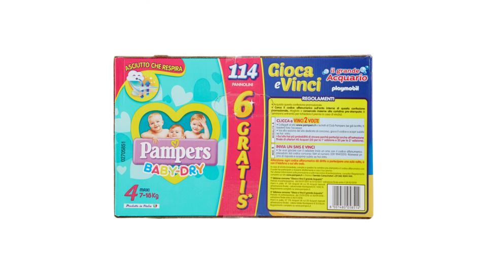 Pampers BABY DRY Maxi x114