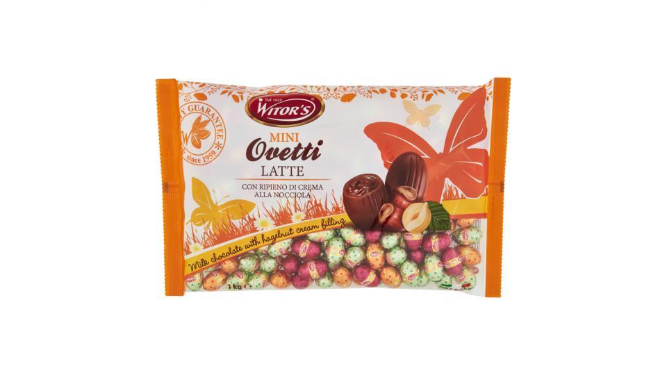 Witor's Mini Ovetti Latte con Ripieno di Crema alla Nocciola