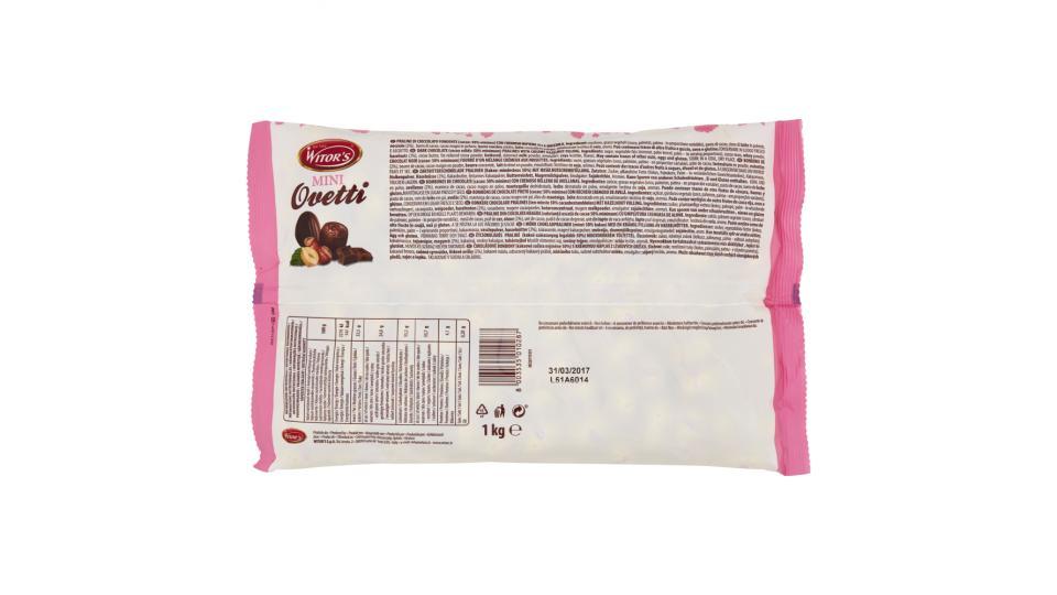 Witor's Mini Ovetti Fondente con Ripieno di Crema alla Nocciola