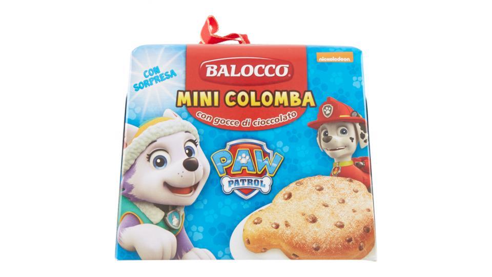 Balocco Mini Colomba con gocce di cioccolato Paw Patrol