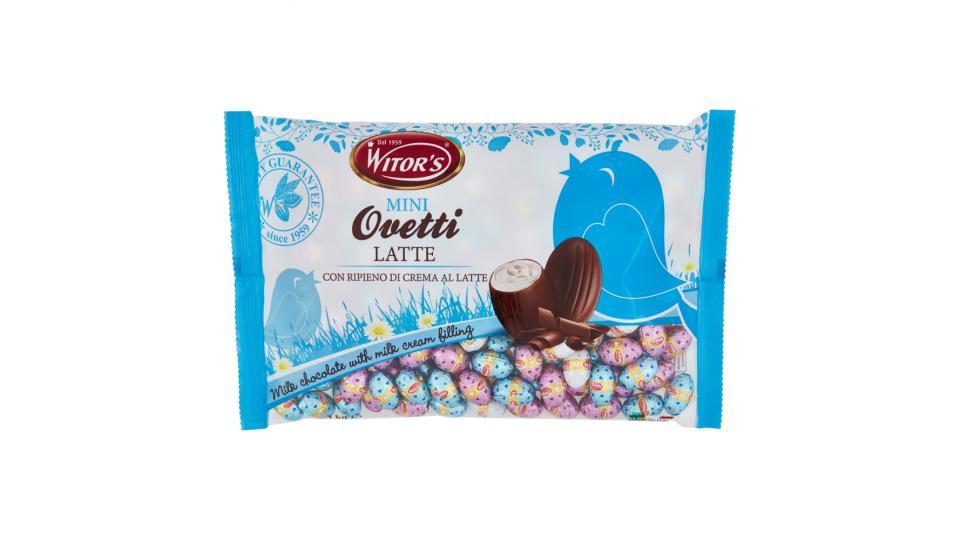 Witor's Mini Ovetti Latte con Ripieno di Crema al Latte