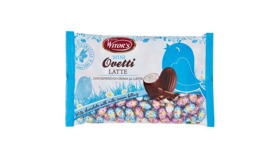 Witor's Mini Ovetti Latte con Ripieno di Crema al Latte