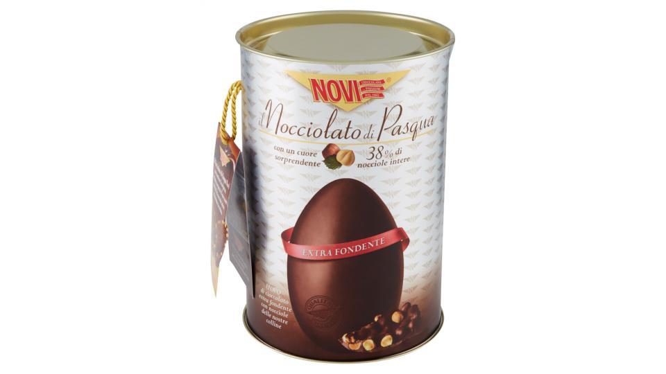 Novi il Nocciolato di Pasqua Uovo cioccolato extra fondente con nocciole delle nostre colline