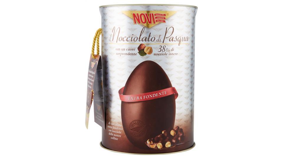 Novi il Nocciolato di Pasqua Uovo cioccolato extra fondente con nocciole delle nostre colline